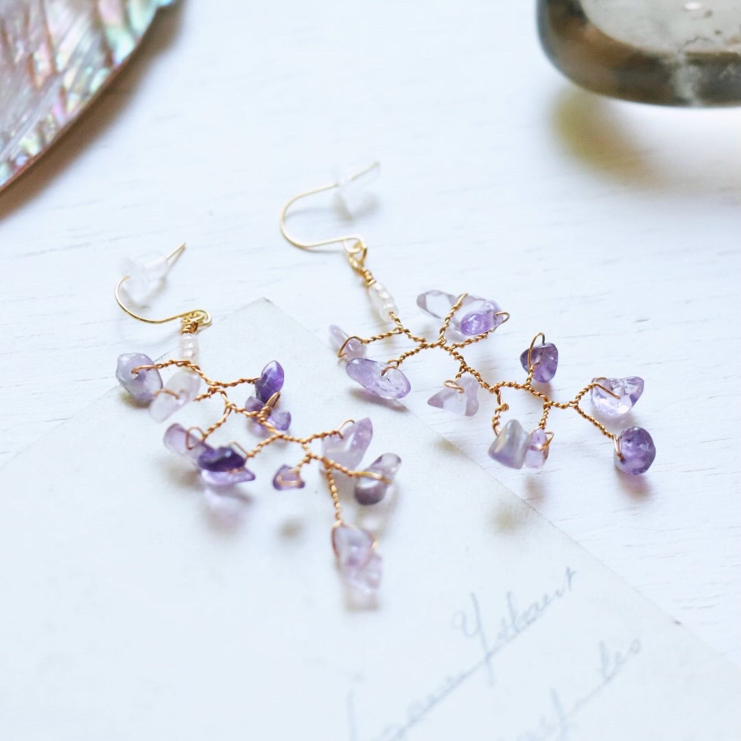 Wisteria piece earring｜if(innocent freedom)（イフ　イノセントフリーダム）