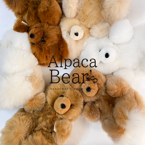 ふわふわアルパカテディベア (ペルー直輸入) ペールピンク KUNA公式 ふわふわアルパカテディベア (ペルー直輸入) ペールピンク KUNA公式
