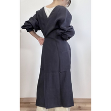 画像をギャラリービューアに読み込む, 上質リネンの前結び割烹着｜かっぽう着屋（カッポウギヤ）
