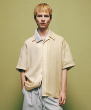 画像をギャラリービューアに読み込む, Resort-Style Striped S/S Shirt (POPUP 限定)｜MODE COMMUTER（モードコミューター）
