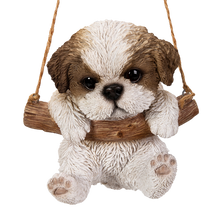 画像をギャラリービューアに読み込む, シーズー ぶら下がり オーナメント（スタンド付き）｜WooBia（ウービア）
