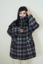 画像をギャラリービューアに読み込む, check mohair  coat｜Mistletoe（ミソルト）
