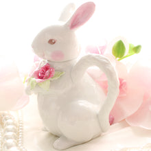 画像をギャラリービューアに読み込む, 世界でひとつだけのうさぎの花束ティーポット｜Blanche Neige By ちょこにゃん（ブランシュネージュバイチョコニャン）
