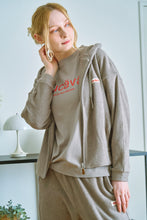 画像をギャラリービューアに読み込む, 両面パイルZIPパーカーモカ茶｜mucava（ムカバ）
