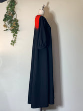 画像をギャラリービューアに読み込む, 着物リメイク　バルーン袖のフレアワンピース｜komomo（コモモ）
