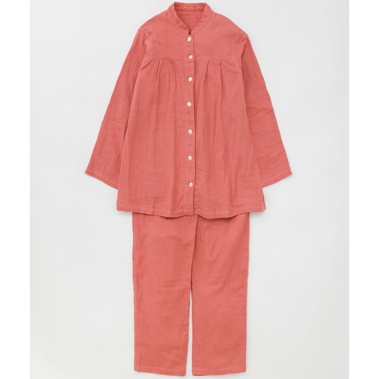 呼吸するパジャマ（レディース）マオカラータイプ ｜睡眠てらす