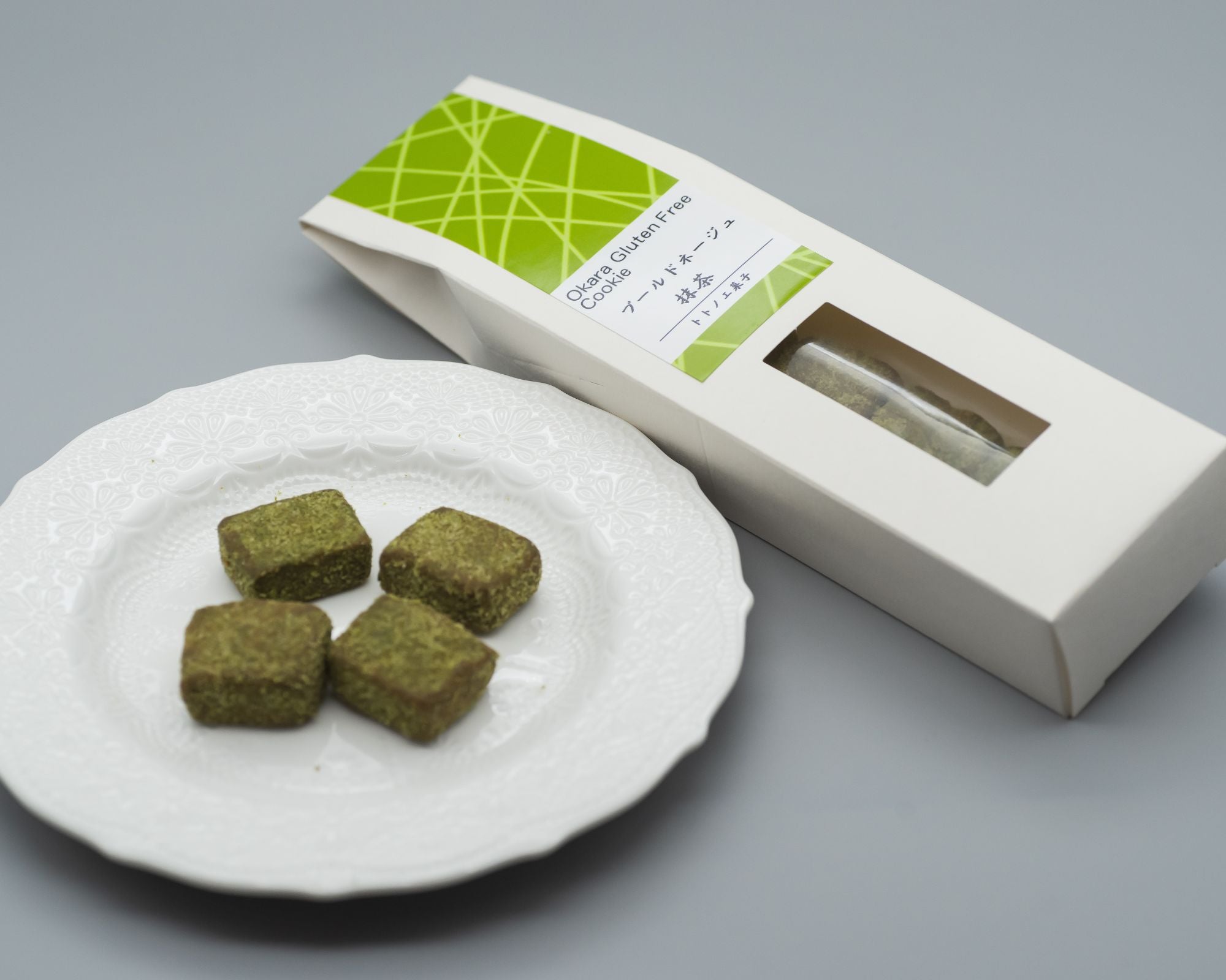 グルテンフリー国産バターのクッキー箱【抹茶】ブールドネージュ｜トトノエ菓子（トトノエガシ）