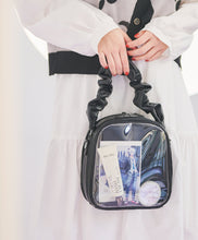 画像をギャラリービューアに読み込む, ギャザーハンドルバッグ（black）｜MARSLY（マーズリー）
