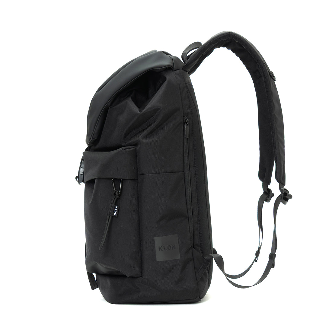 【BB.】KLON バックパック リュック ブラック　マット KLON MATTE COATED RUCK SACK-VAN BLACK｜KLON（クローン