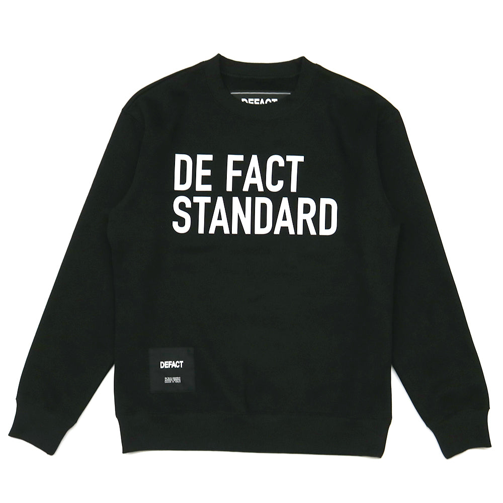 DFS Sweat Crew [Black]｜DEFACT（デファクト）