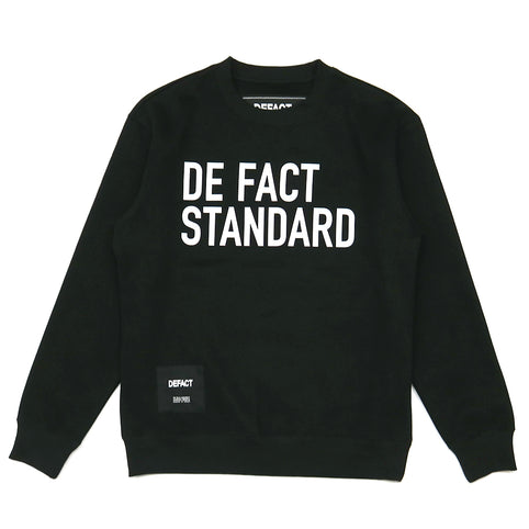 DEFACT DFS Sweat Crew [Black]｜DEFACT（デファクト）
