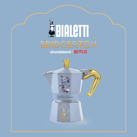 Bialetti ビアレッティ モカエキスプレス ３カップ ブリジャートンブルー｜Bialetti（ビアレッティ）