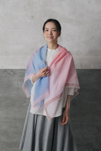 画像をギャラリービューアに読み込む, 極細コットン播州織ストール　Mサイズ　col:ピンク(PKSK)｜POLS（ポルス）
