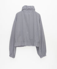 画像をギャラリービューアに読み込む, 【期間限定】ギンガム ギャザー ブルゾン｜Nora Lily elle（ノラリリーエル）

