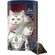 画像をギャラリービューアに読み込む, RICHARD（リチャード）ザ・ロイヤル・キャッツ（カオマニー白猫) 缶入り紅茶 34g（ピラミッド型20個）｜ASTRADE（アストレード）
