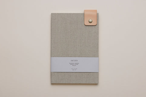 ANTORA Hardcover Notebook / Natural +Leather storaps｜ANTORA（アントラ）