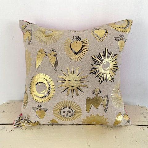 クッションカバー「Gold motifs」｜filled nest（フィルドネスト 