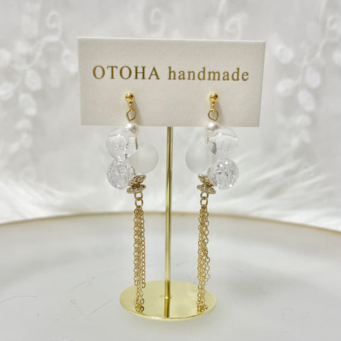 OTOHA handmade 鈴丸ビーズタッセル　ピアス/イヤリング｜OTOHA handmade（オトハハンドメイド）