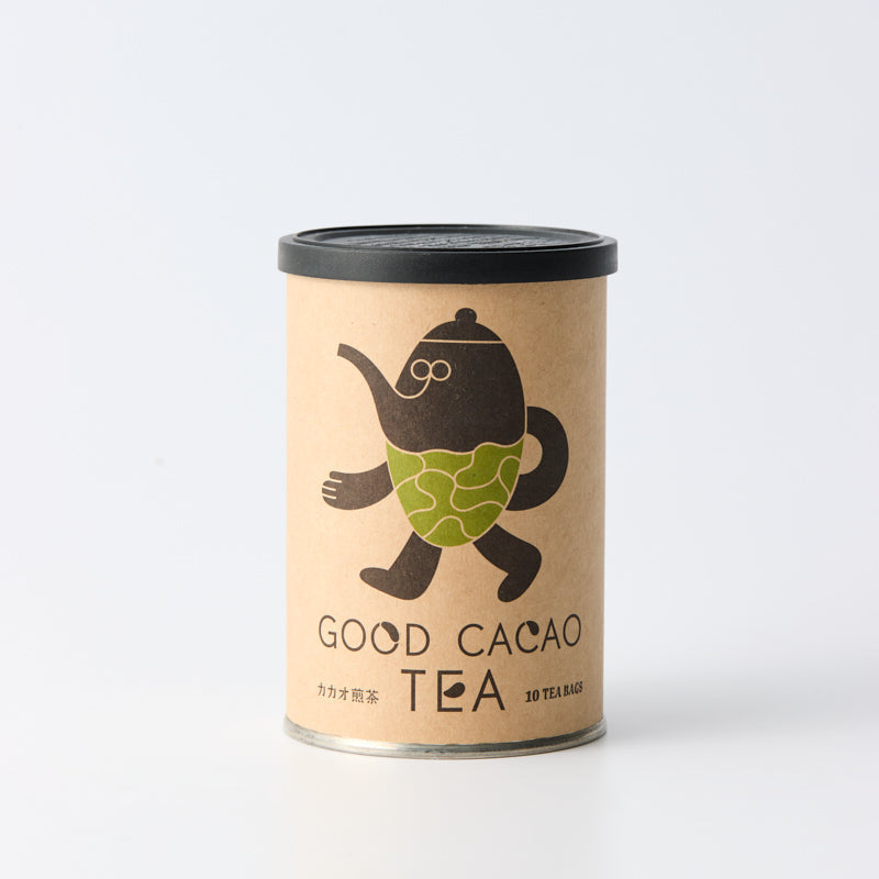 GOOD CACAO　カカオ煎茶(缶)／カカオティー｜GOOD NATURE MARKET（グッドネイチャーマーケット）