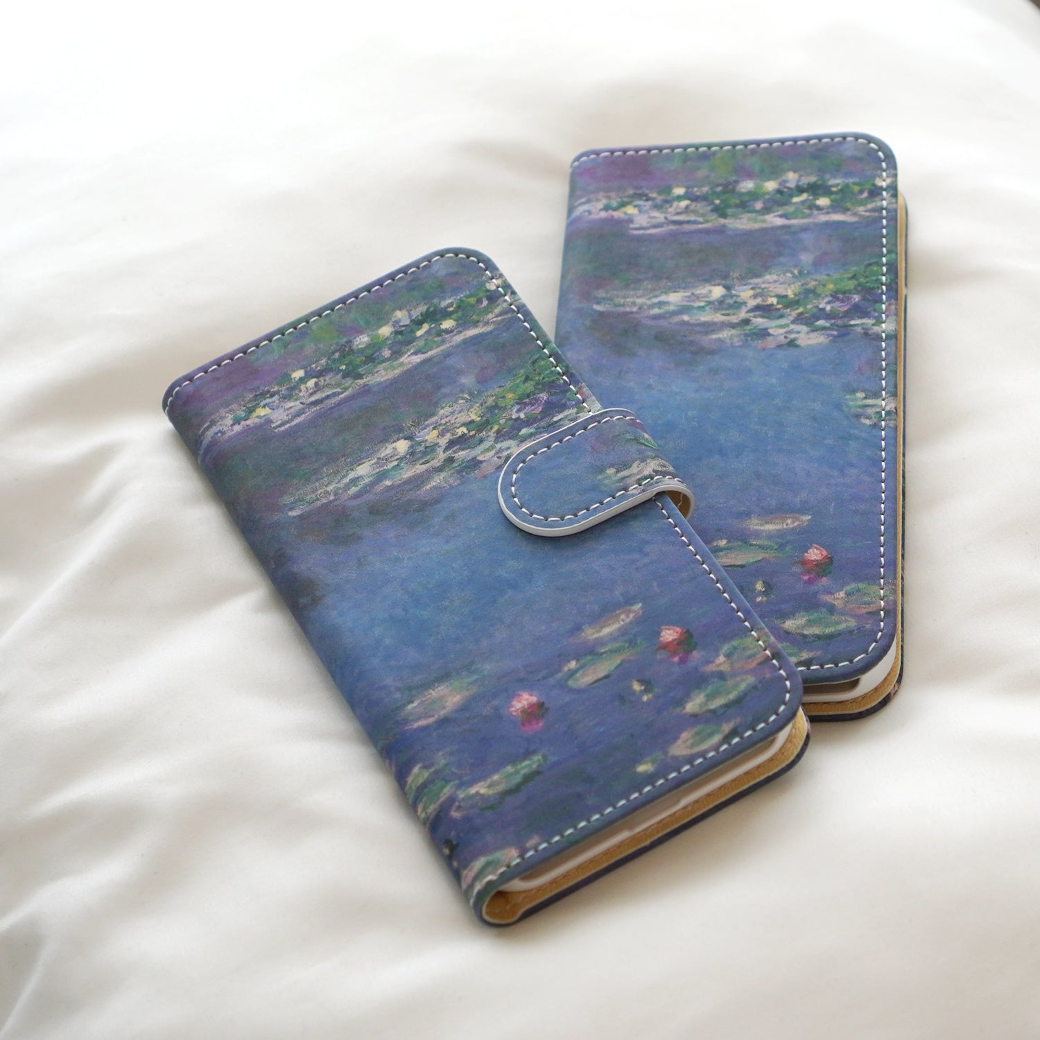 【手帳型 / 汎用型】クロード・モネ「睡蓮」/ Claude Monet「Water Lilies」｜Maison de muse（メゾンドミューズ）