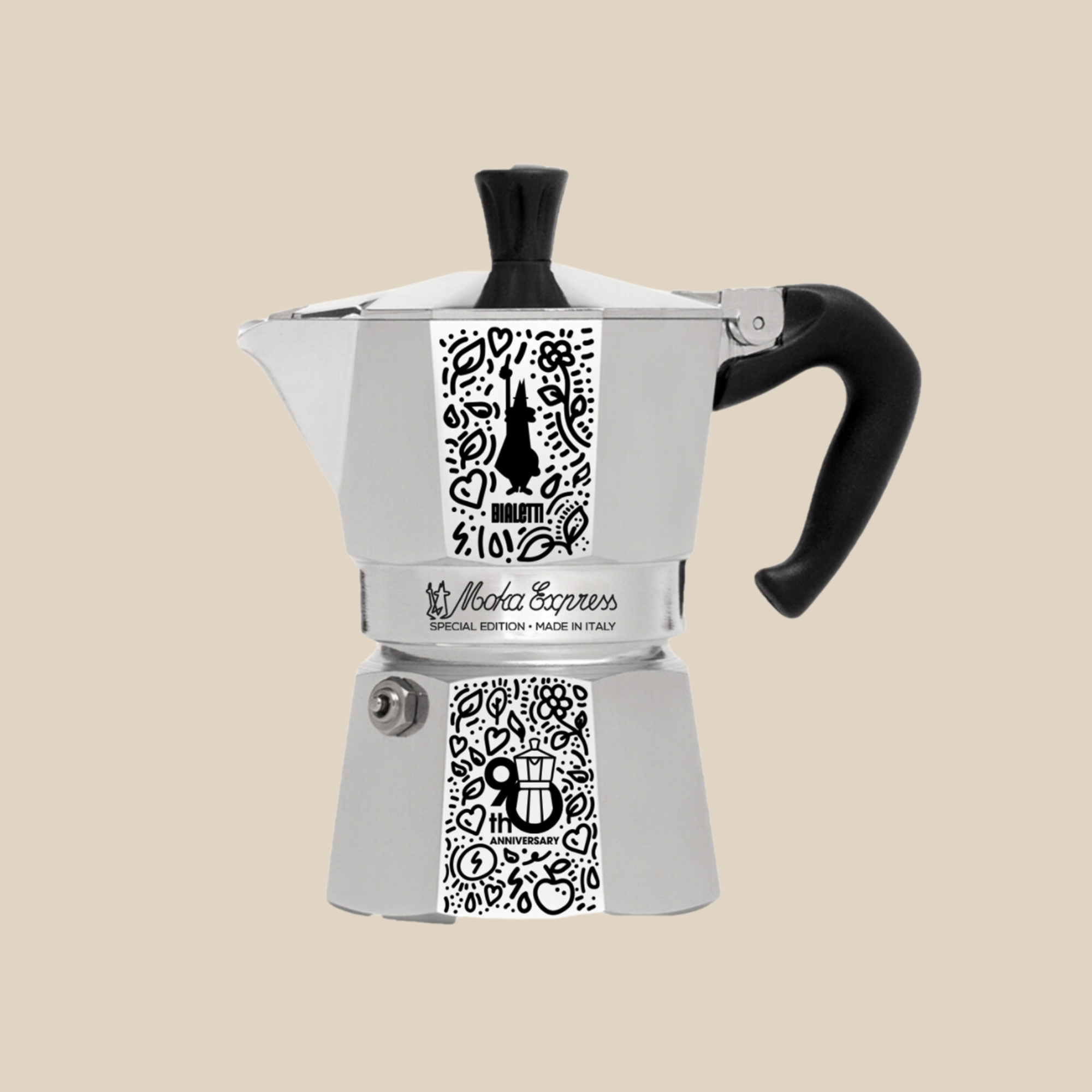 モカエキスプレス 3カップ 90周年限定モデル｜Bialetti（ビアレッティ） – CHOOSEBASE SHIBUYA