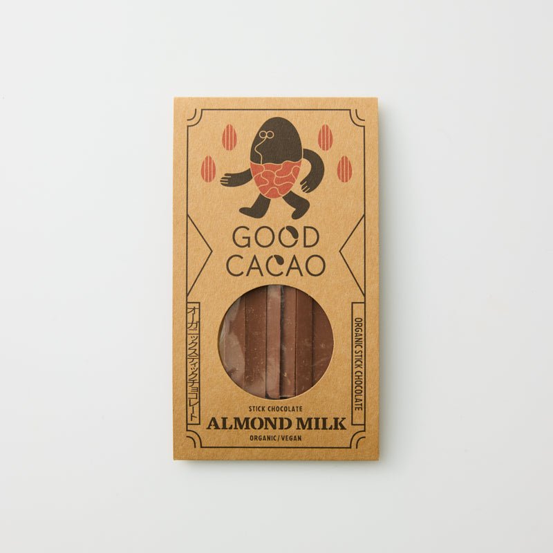 GOOD CACAO　オーガニックスティックチョコレート アーモンドミルク｜GOOD NATURE MARKET（グッドネイチャーマーケット）