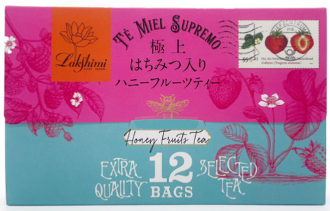 Lakshimi 極上はちみつ紅茶 ハニーフルーツティー12袋（レターパッケージ） Lakshimi Te' Miel SUPREMO｜Lakshimi（ラクシュミー）