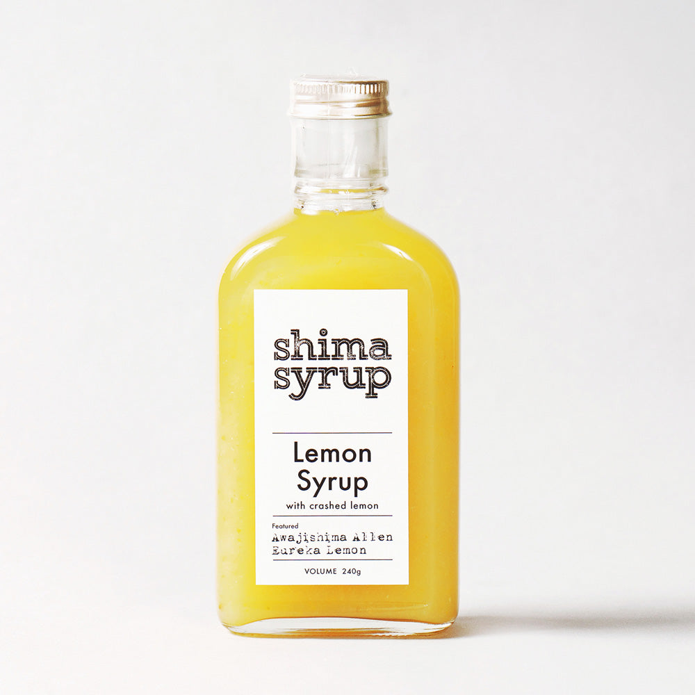 【shima syrup】Lemon Syrup with crashed lemon（レモンシロップ）｜TEMAHIMA PLUS（テマヒマプラス）