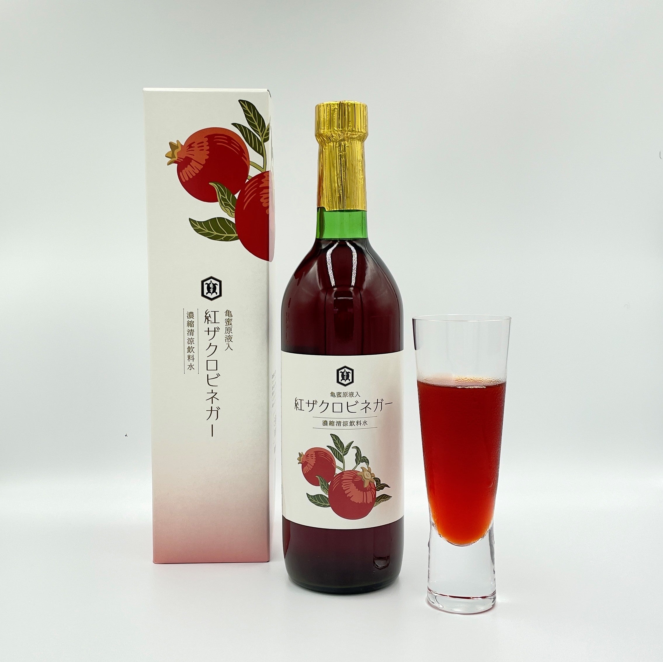 紅ザクロビネガー720ｍｌ｜夜明の里カメミツ（ ヨアケノサトカメミツ）