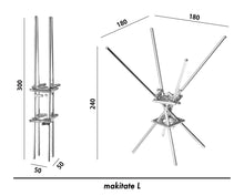 画像をギャラリービューアに読み込む, 簡単薪立て makitate L｜サスラヲ sus-rawo
