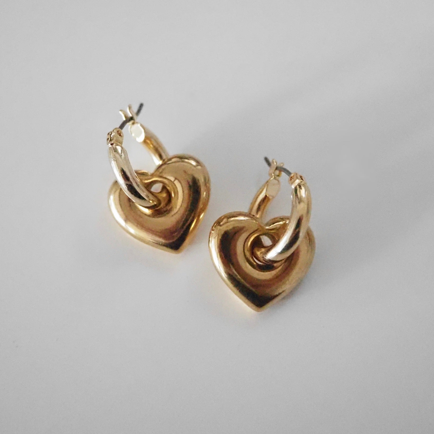 Chunky heart pierce gold ピアス イヤリング｜ LUNACHIC（ルナシック）