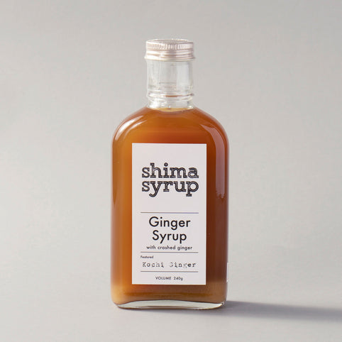 TEMAHIMA　PLUS 【shima syrup】GingerSyrup with crashed ginger（ジンジャーシロップ）｜TEMAHIMA PLUS（テマヒマプラス）