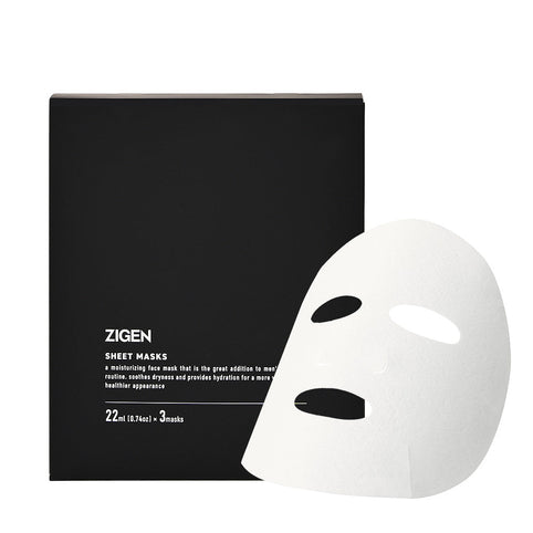 ZIGEN スペシャルケアフェイスマスク 1箱［3枚入り］｜ZIGEN（ジゲン）