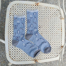 画像をギャラリービューアに読み込む, しなやかなレーヨン糸のチャーム柄 socks｜petit pas（プティパ）
