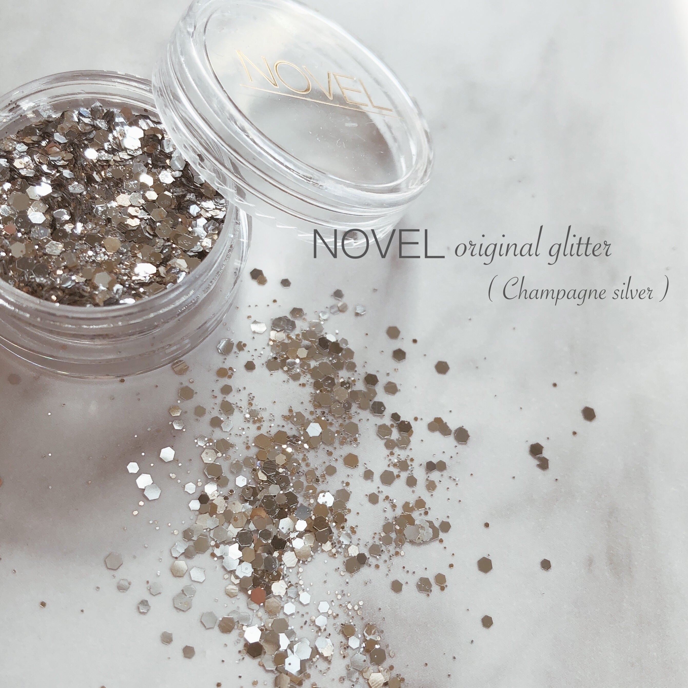 NOVEL Original glitter(champagne silver)｜atelier NOVEL（アトリエ ノヴェル）