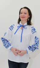 画像をギャラリービューアに読み込む, 刺繡入りブラウス”Iris&quot;｜Ukrainian Embroidery Wear ”Mavka”（ウクライナシシュウノアパレル　マウカ）
