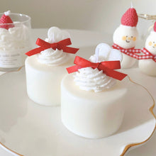 画像をギャラリービューアに読み込む, mini ribbon cake candle｜pluscandy（プラスキャンディ）
