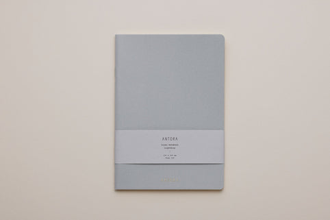 ANTORA Linen Notebook / Light Gray｜ANTORA（アントラ）