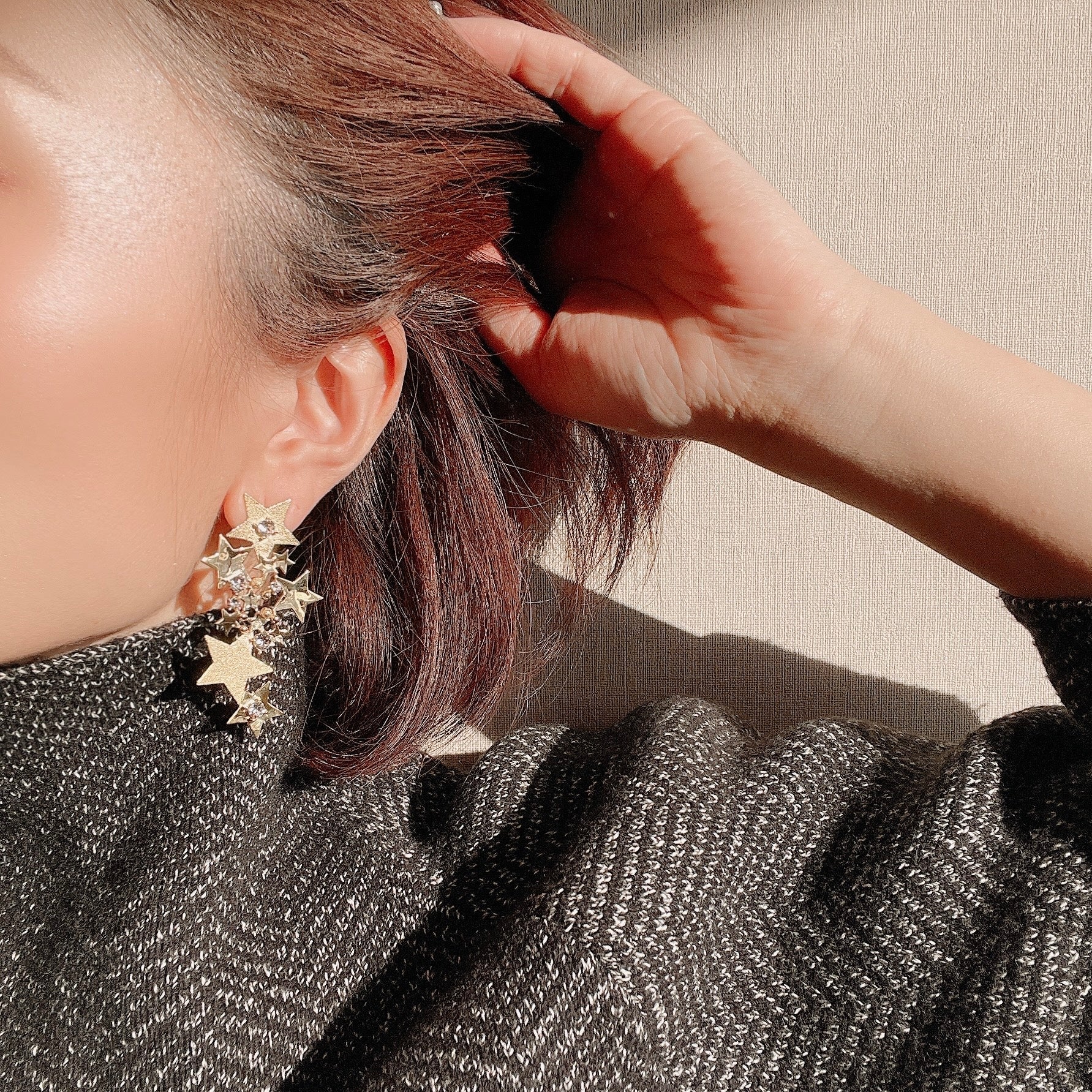 アシンメトリー星ピアス｜Novedad.（ノベダ） – CHOOSEBASE SHIBUYA