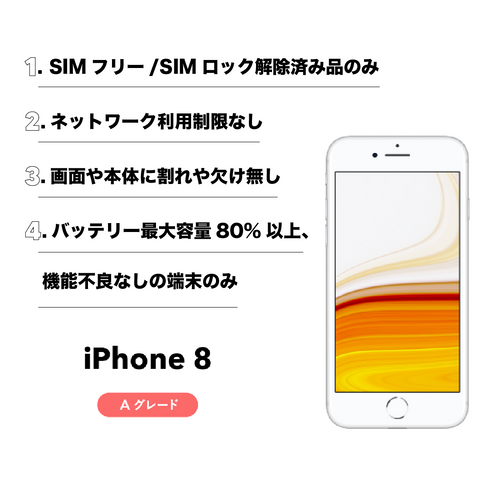 iPhone 8 【Aグレード】｜にこスマ – CHOOSEBASE SHIBUYA