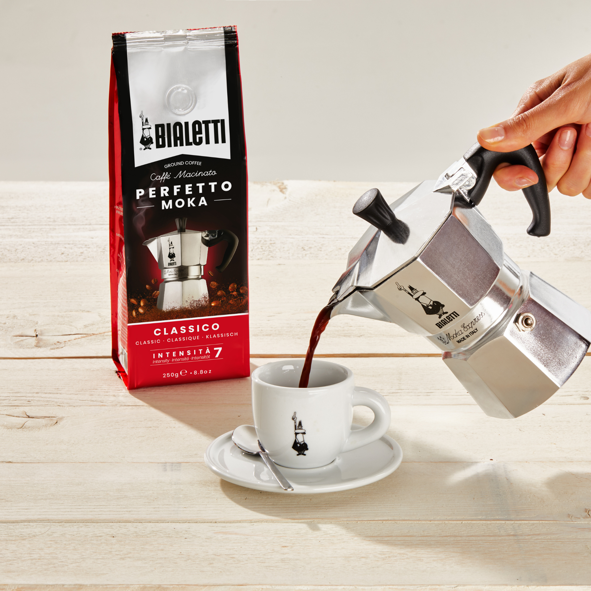 コーヒー（細挽き） ペルフェットモカ 250グラム｜Bialetti