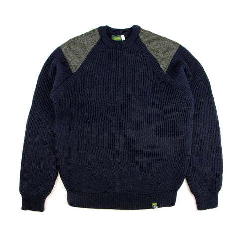 Glencroft 100% British Wool Sweater / Tweed Patches｜Glencroft（ グレンクロフト）