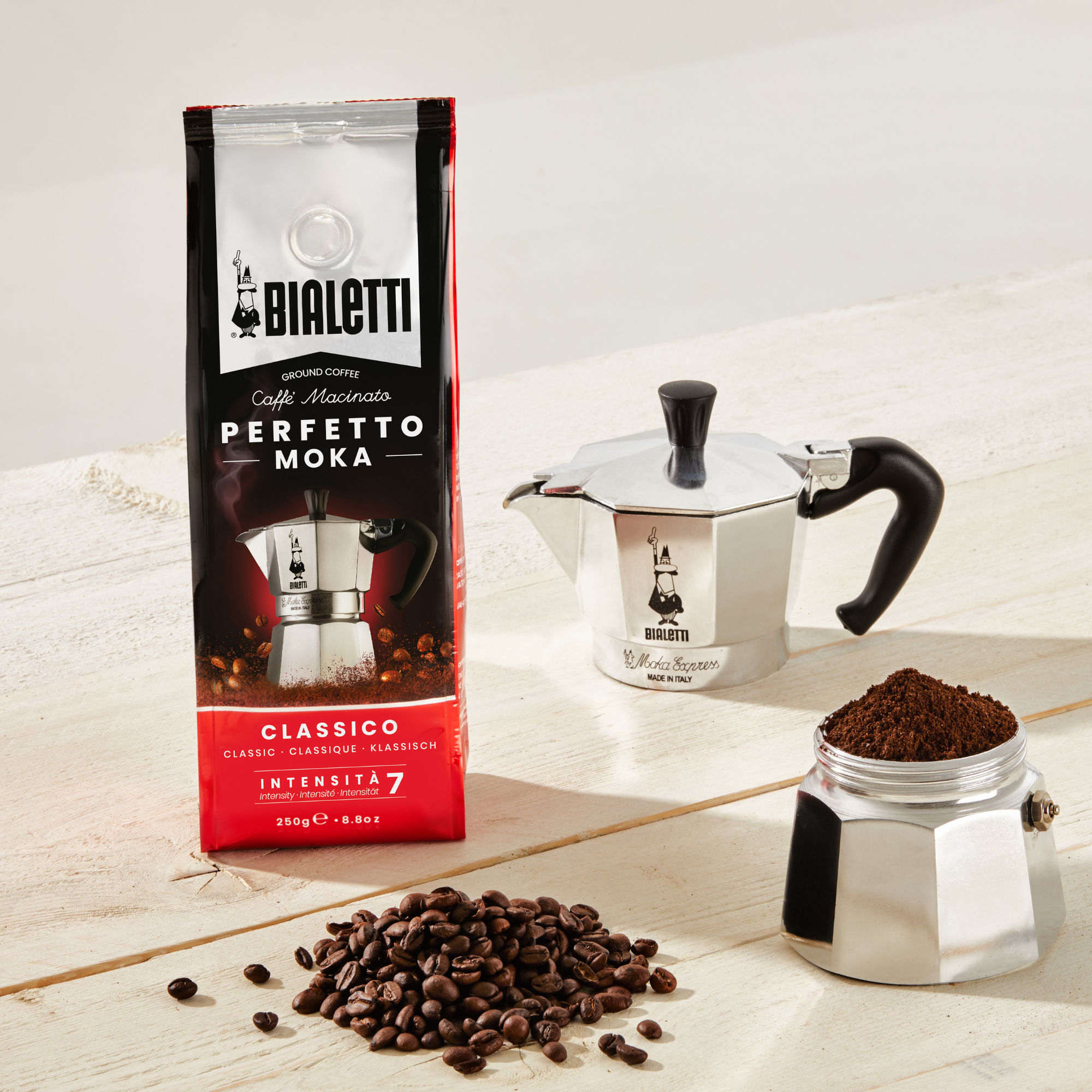 コーヒー（細挽き） ペルフェットモカ 250グラム｜Bialetti