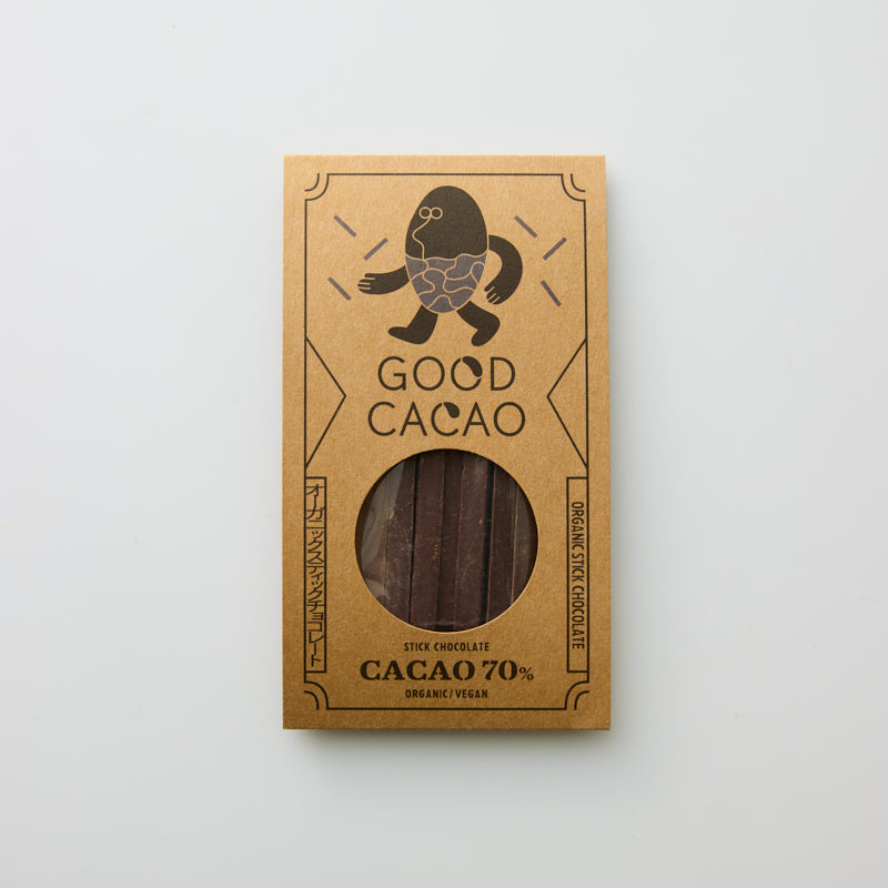 GOOD CACAO オーガニックスティックチョコレート カカオ70％｜GOOD NATURE MARKET（グッドネイチャーマーケット）