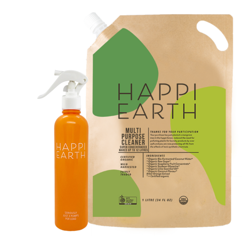 Happi Earth HAPPI EARTH マルチパーパスクリーナー（スプレーボトル付き）｜Happi Earth（ハッピーアース）