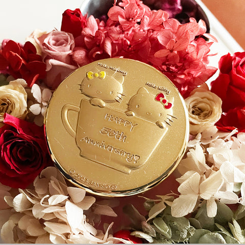 Hello Kitty 50th Music Box・ハローキティ・オルゴール・ゴールド 
