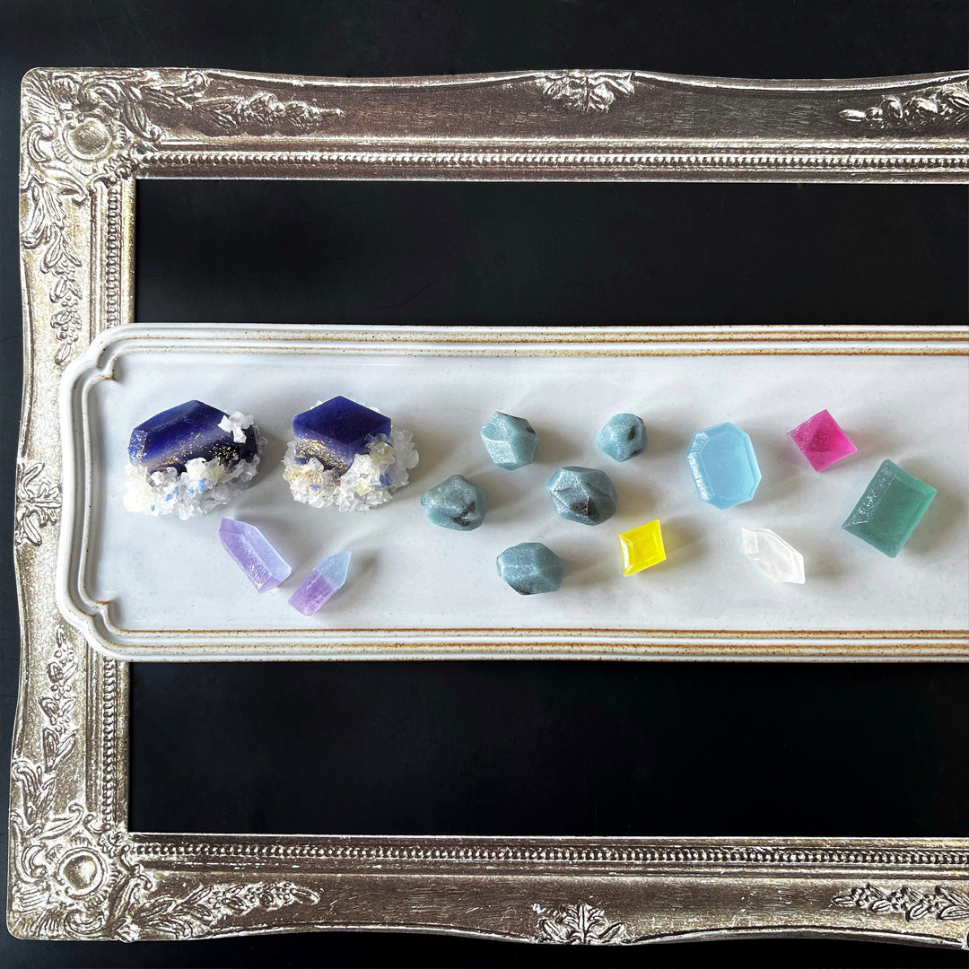 12月のこうぶつヲカシ-誕生石LapisLazuli＆Turquoise-（琥珀糖