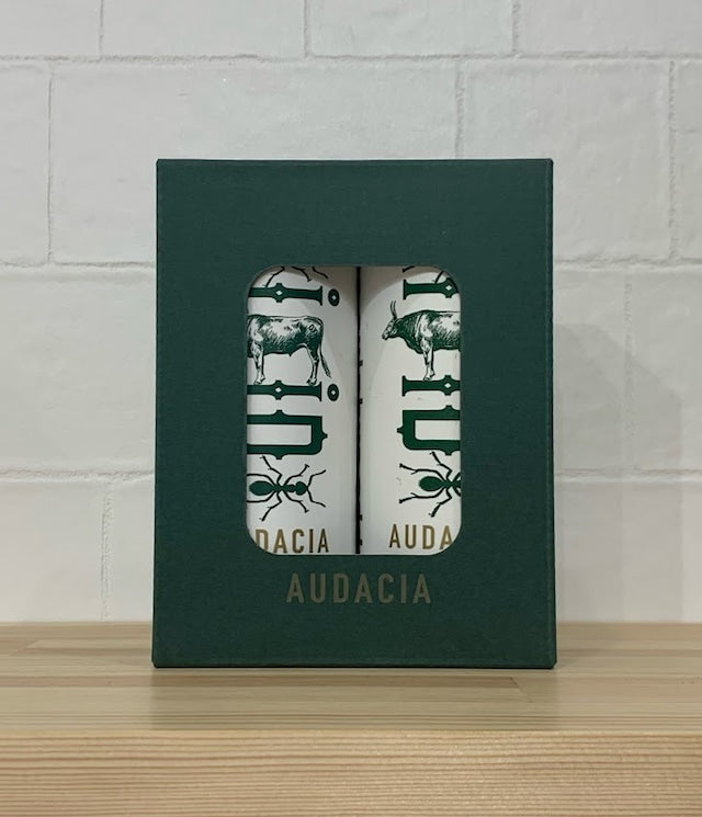 ルイボスワイン Audacia 缶ワイン（赤、白）２缶セット（赤、白）｜AUDACIA （アウダシア）