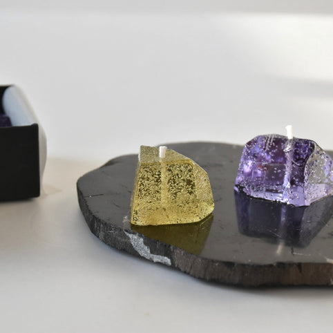 nen. 鉱石蝋燭−黄と紫｜nen.（ネン）