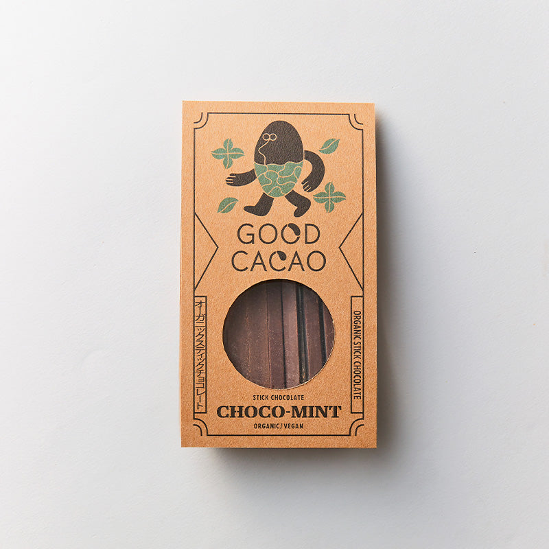 GOOD CACAO オーガニックスティックチョコレート チョコミント｜GOOD NATURE MARKET（グッドネイチャーマーケット）